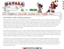 Tablet Screenshot of batala.com.br